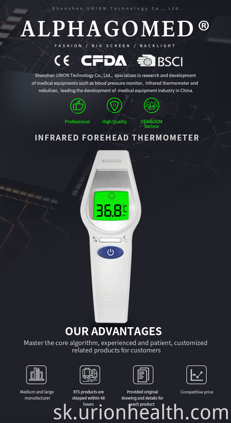 Forehead Baby Digital Thermometer Infrared